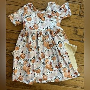 NWOT Creative Creations Pumpkin Twirl Dress